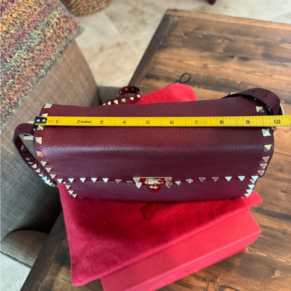 VALENTINO Garavani Crimson Red Rockstud shoulder bag - Picture 8 of 8